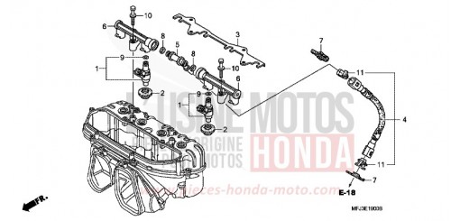 INIETTORE CARBURANTE CBR600RAA di 2010